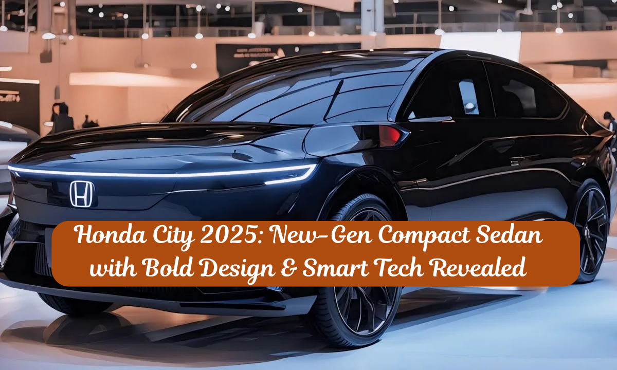 Honda City 2025 New-Gen Compact Sedan with Bold Design & Smart Tech Revealed