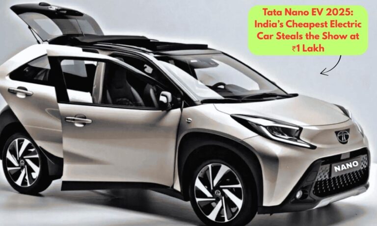 Tata Nano EV 2025: India’s Cheapest Electric Car Steals the Show at ₹1 Lakh